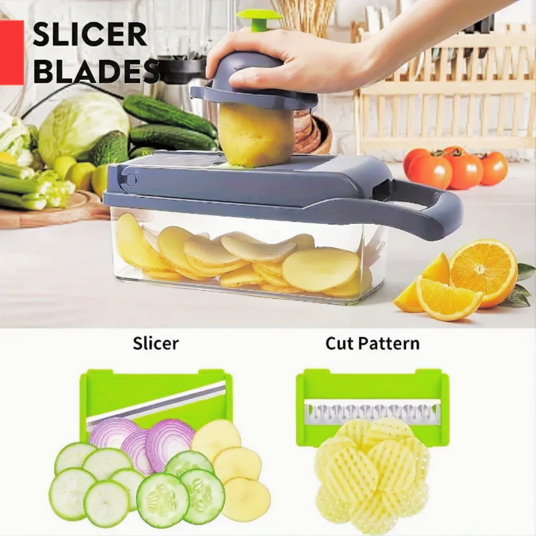 13-in-1 Multipurpose Vegetable & Fruit Chopper